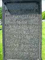 Thomas, Edgar and Sally Ann